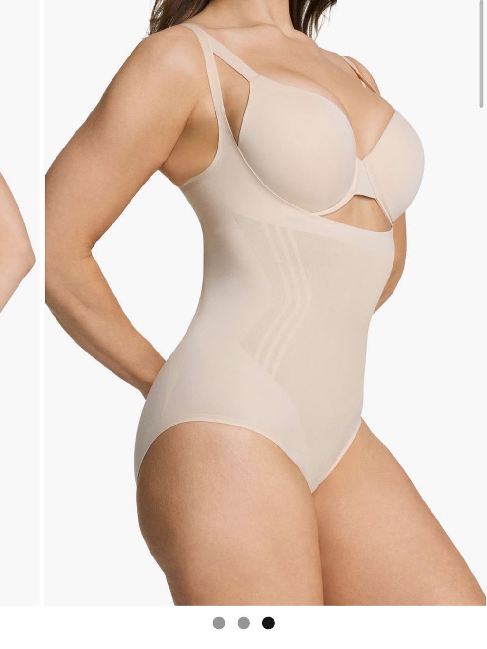 Seamless Nude Shapewear Bodysuit size large